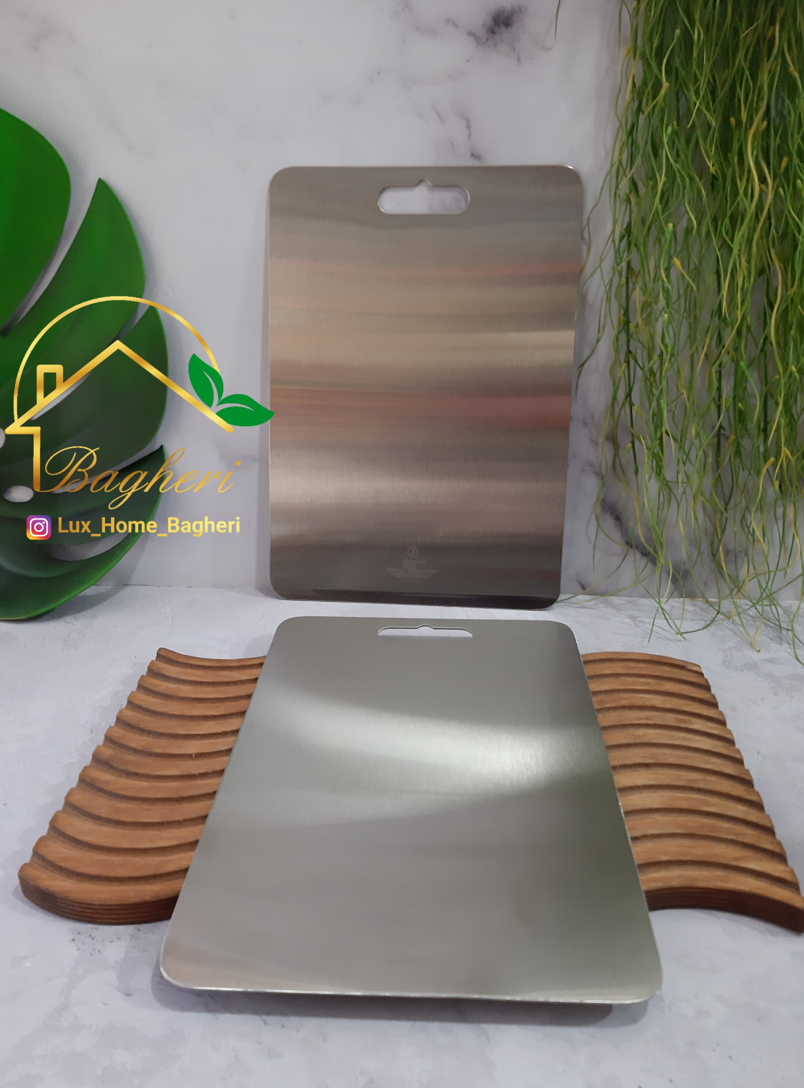 تخته گوشت استیل هندی برند kc