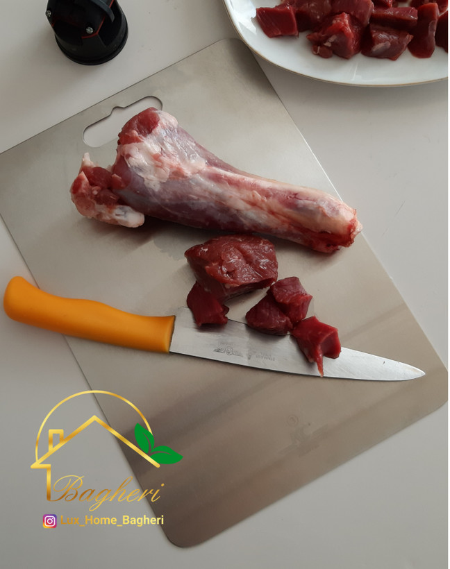 تخته گوشت استیل هندی برند kc